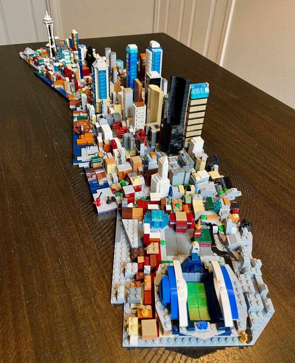 The old brick ballpark LEGO fanatic has a hit on his hands with