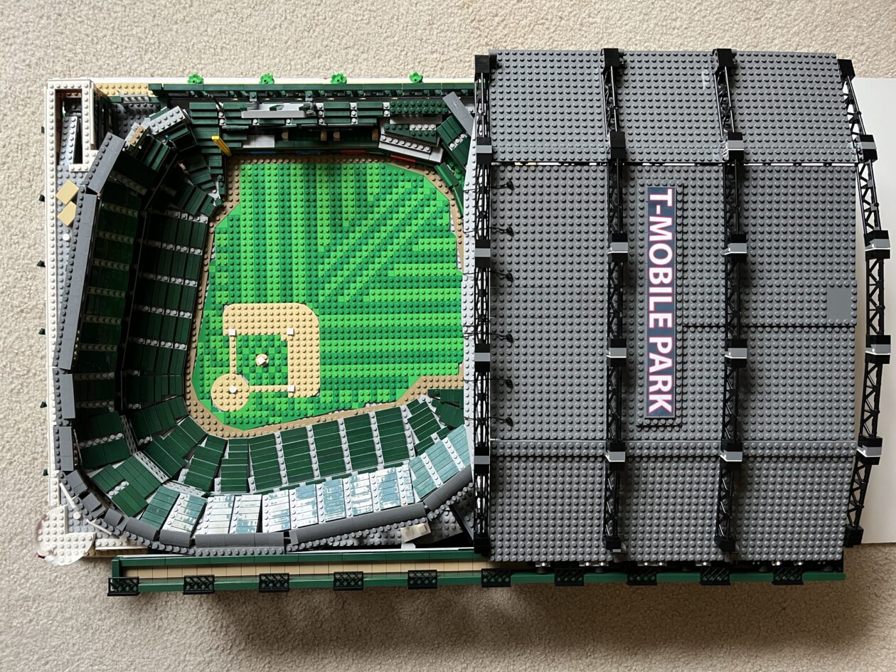 The old brick ballpark LEGO fanatic has a hit on his hands with