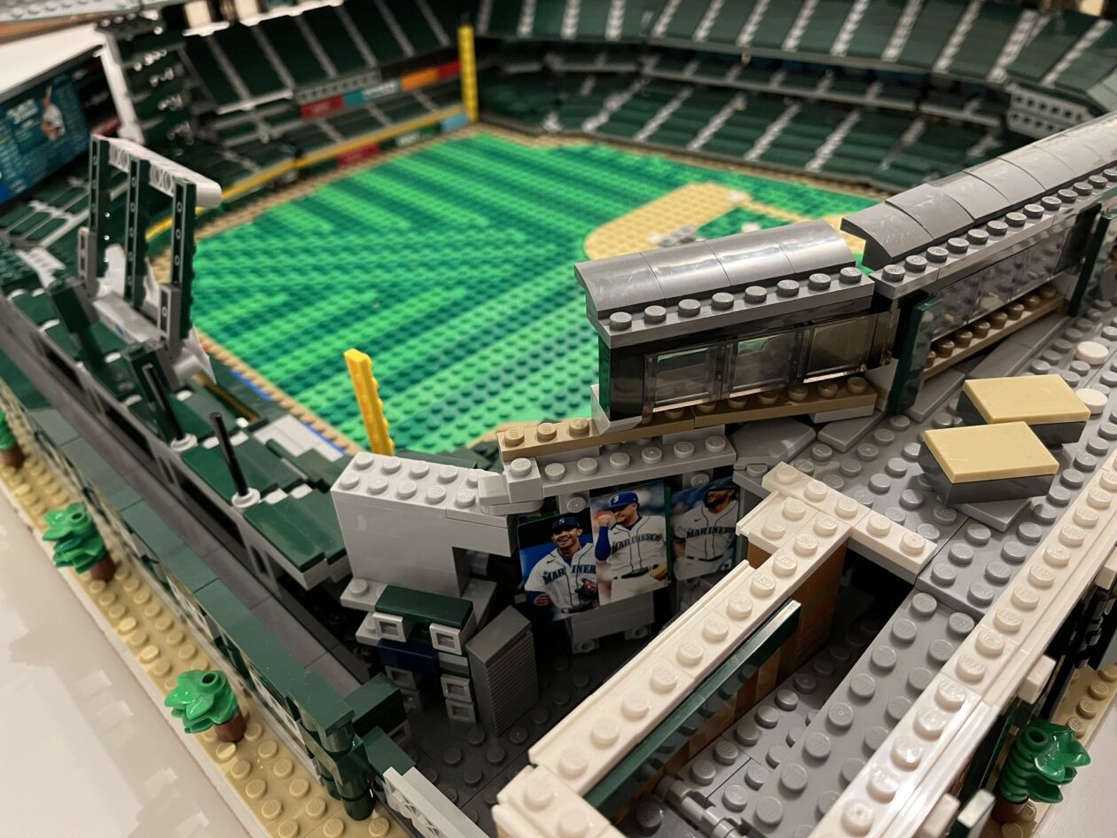 The old brick ballpark LEGO fanatic has a hit on his hands with