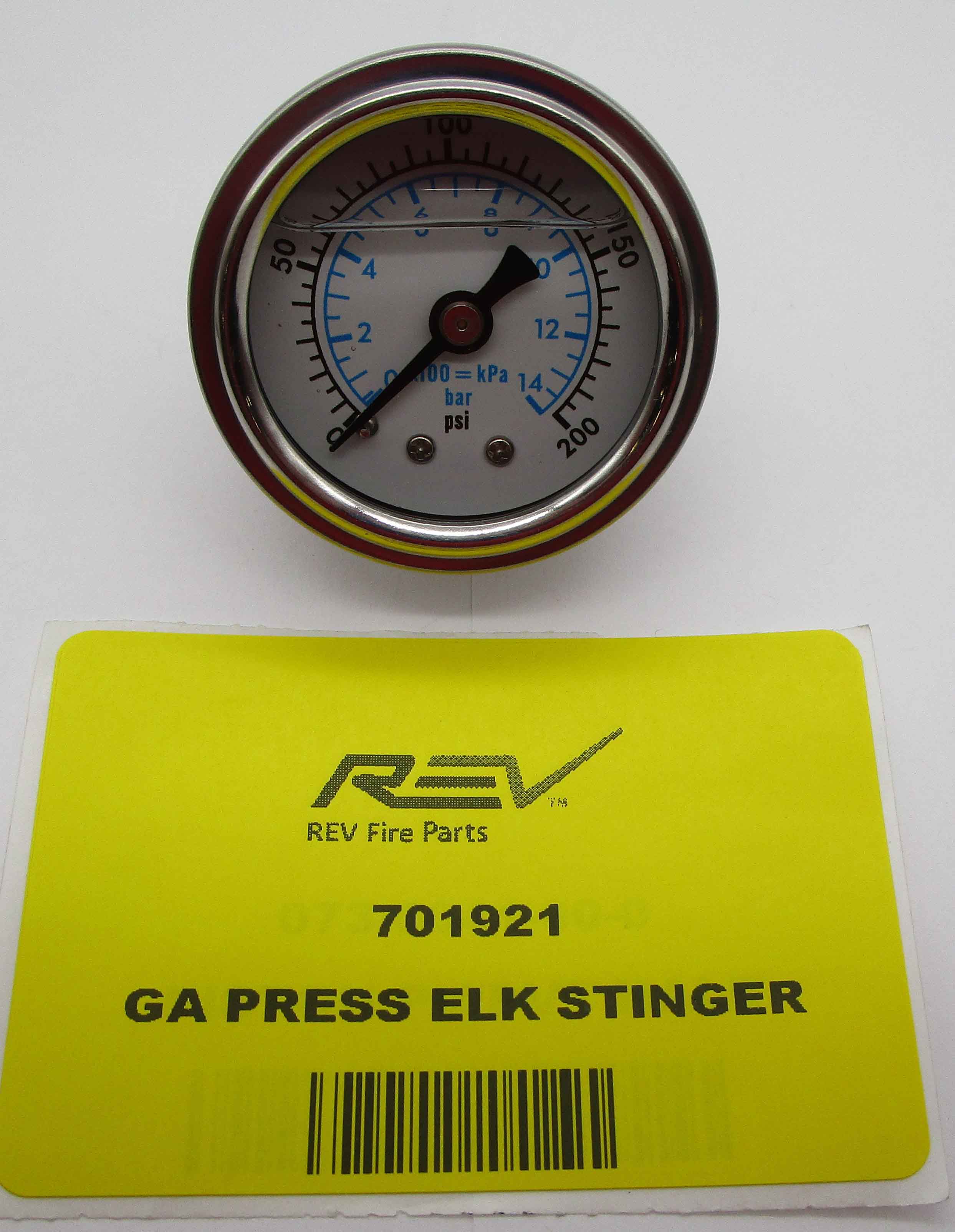GAUGE PRESSURE ELKHART STINGER REV Fire Group Parts eStore