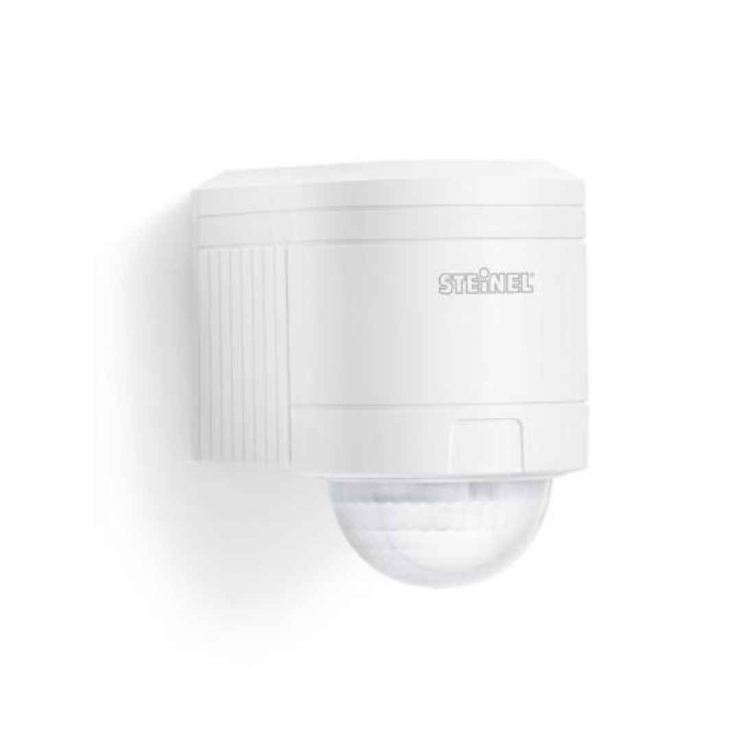 STEINEL 61621 120V 240 Degree Wall Mount Outdoor Occupancy Sensor, White