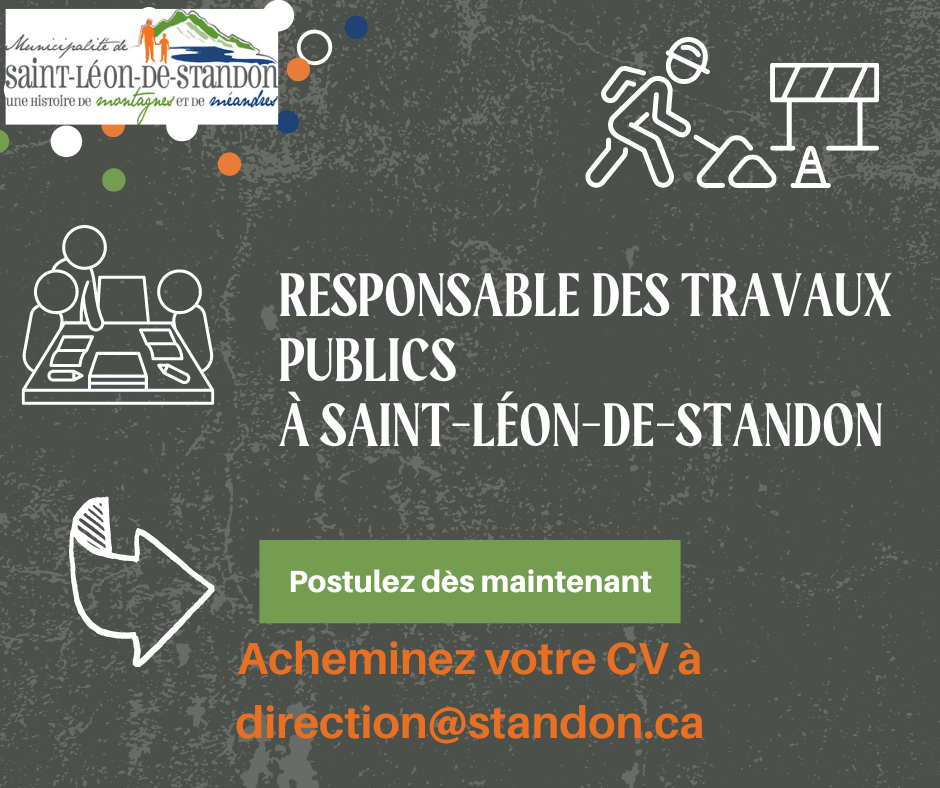 Offre d'emploi SaintLéondeStandon