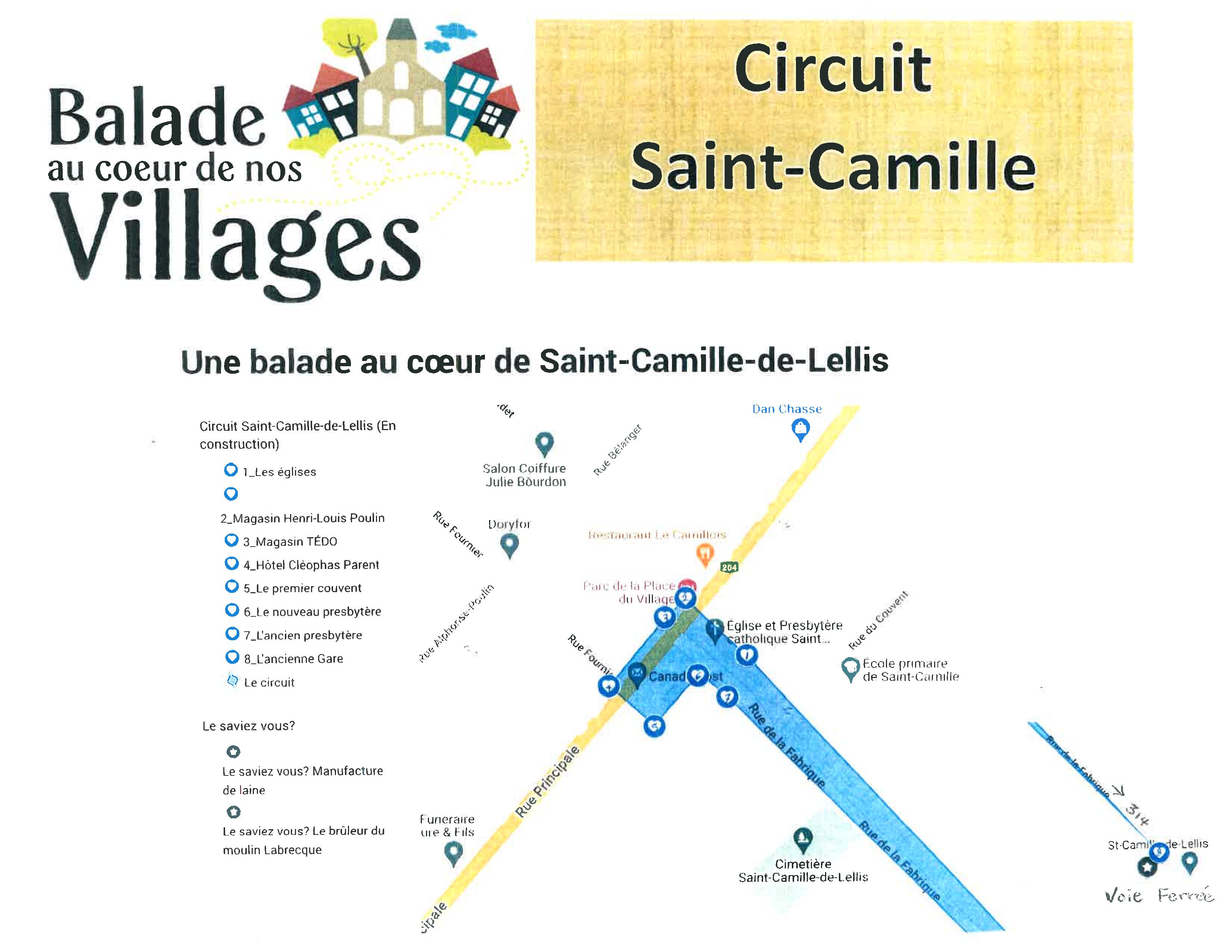 Circuit patrimonial Municipalité de SaintCamilledeLellis