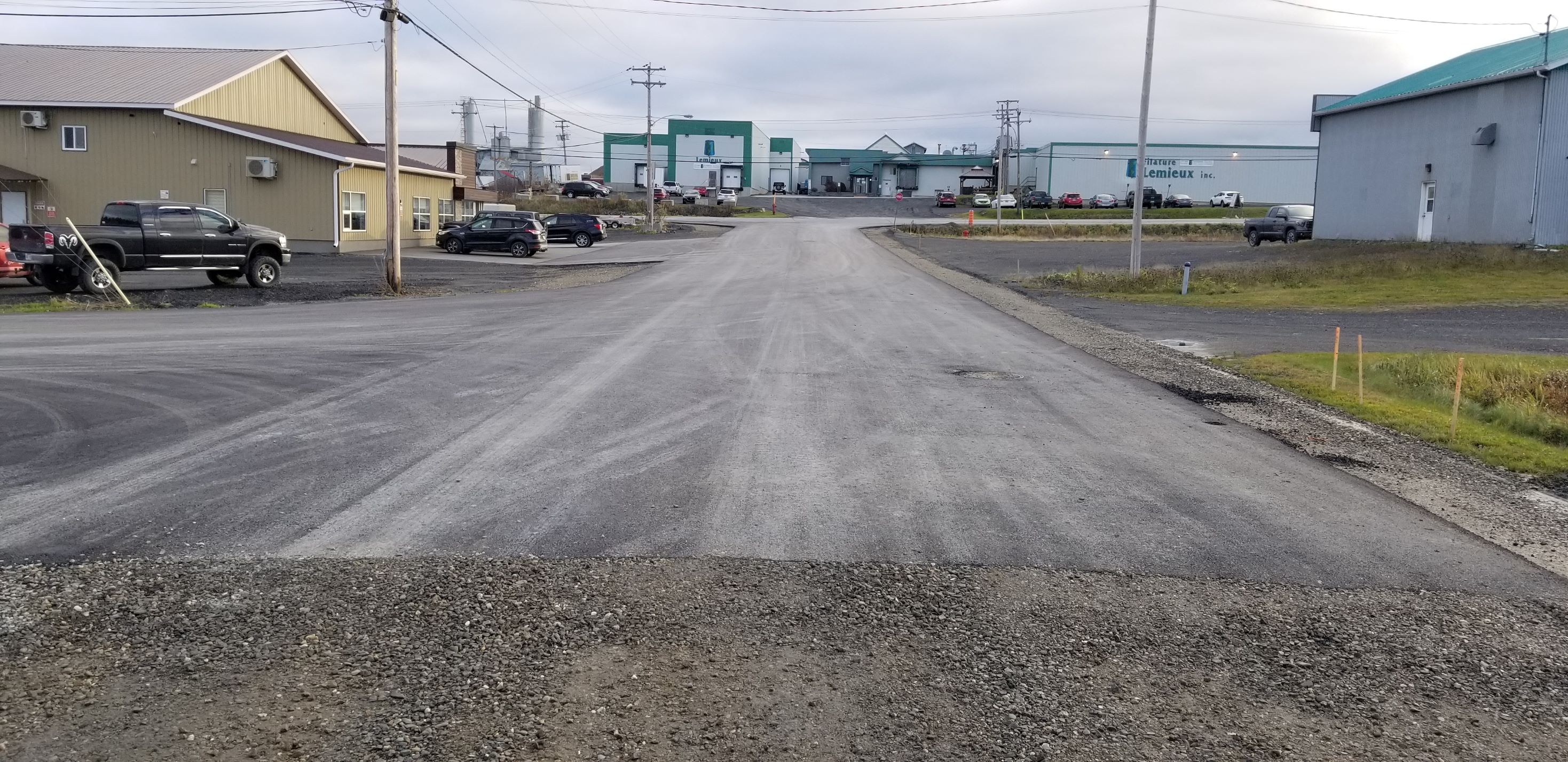 Asphaltage des rues du périmètre urbain Municipalité de SaintÉphrem
