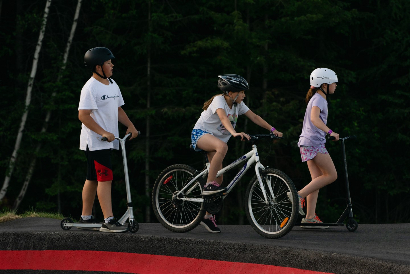 Inauguration Pumptrack Desjardins Municipalité de SaintÉphremdeBeauce