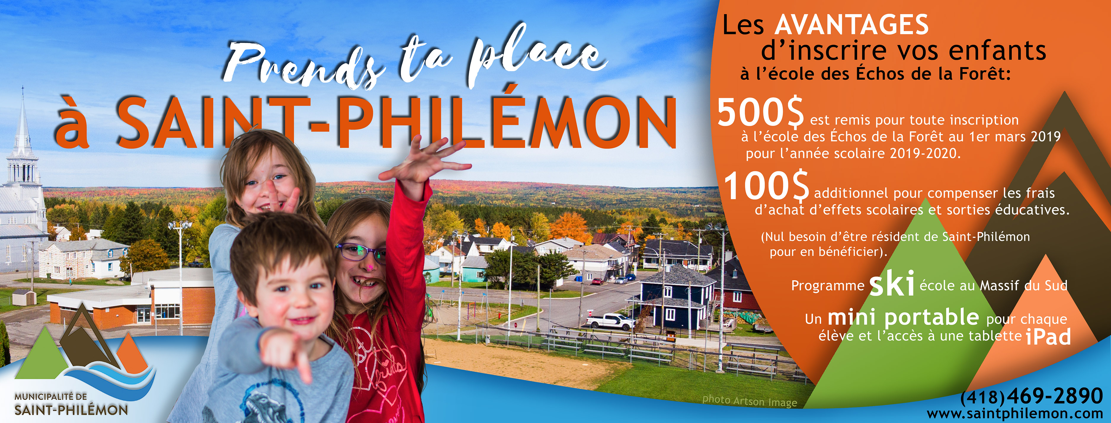 École des ÉchosdelaForêt Municipalité de SaintPhilémon