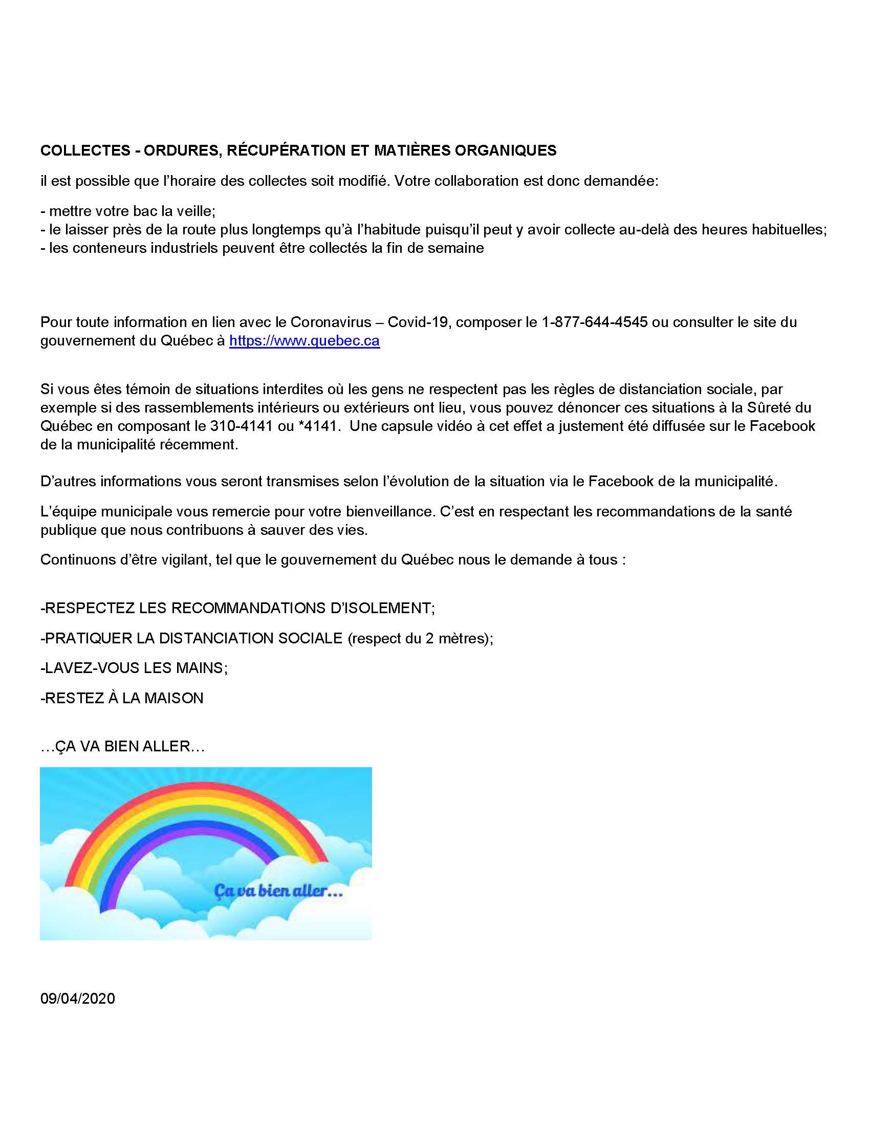 Blog Municipalité de SainteCéciledeWhitton