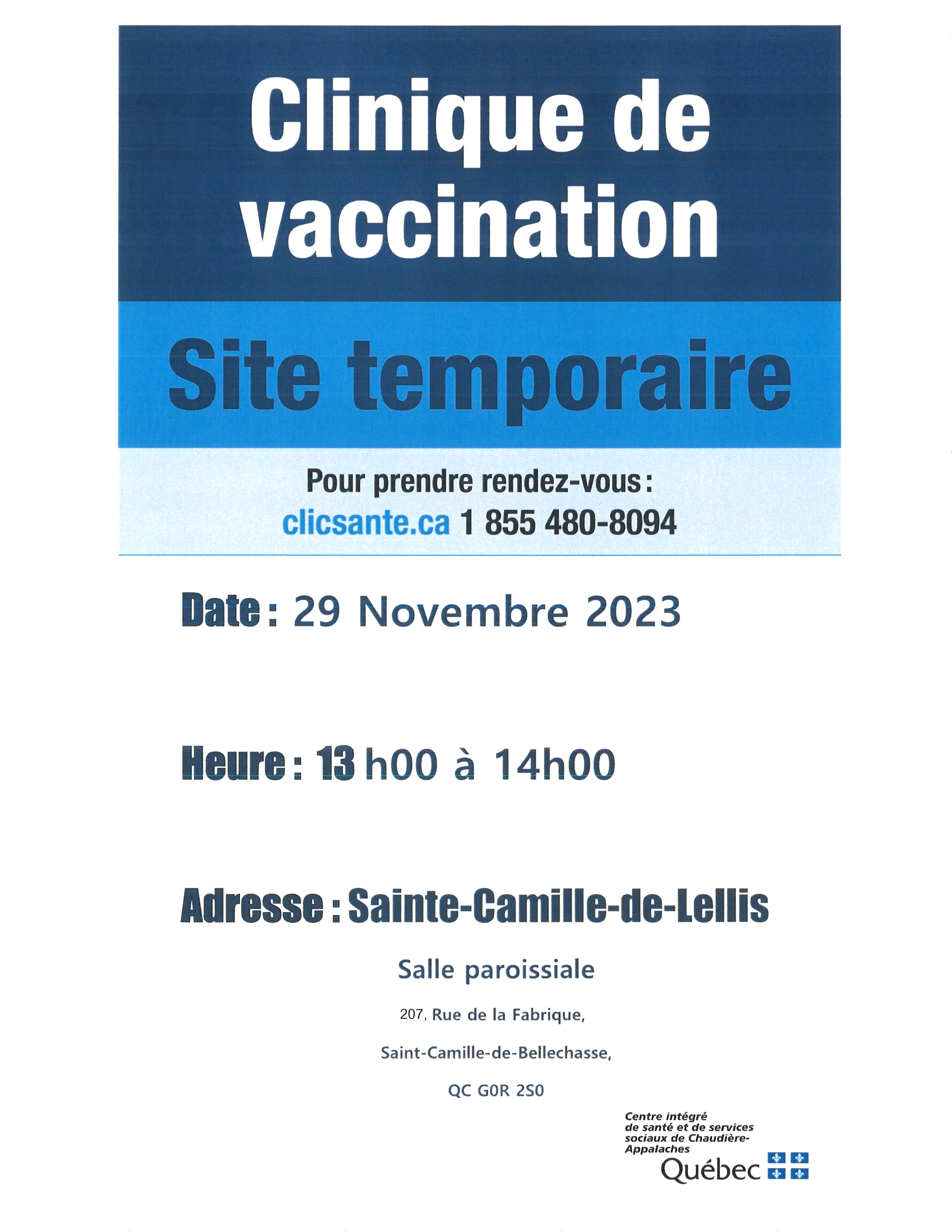 Santé Municipalité de SaintCamilledeLellis