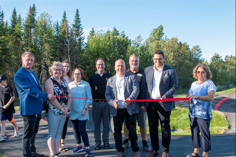 Inauguration Pumptrack Desjardins Municipalité de SaintÉphremdeBeauce