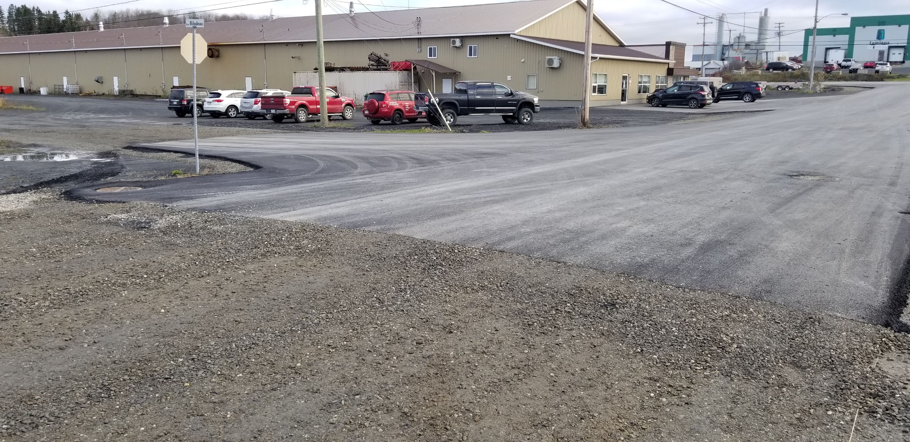 Asphaltage des rues du périmètre urbain Municipalité de SaintÉphrem