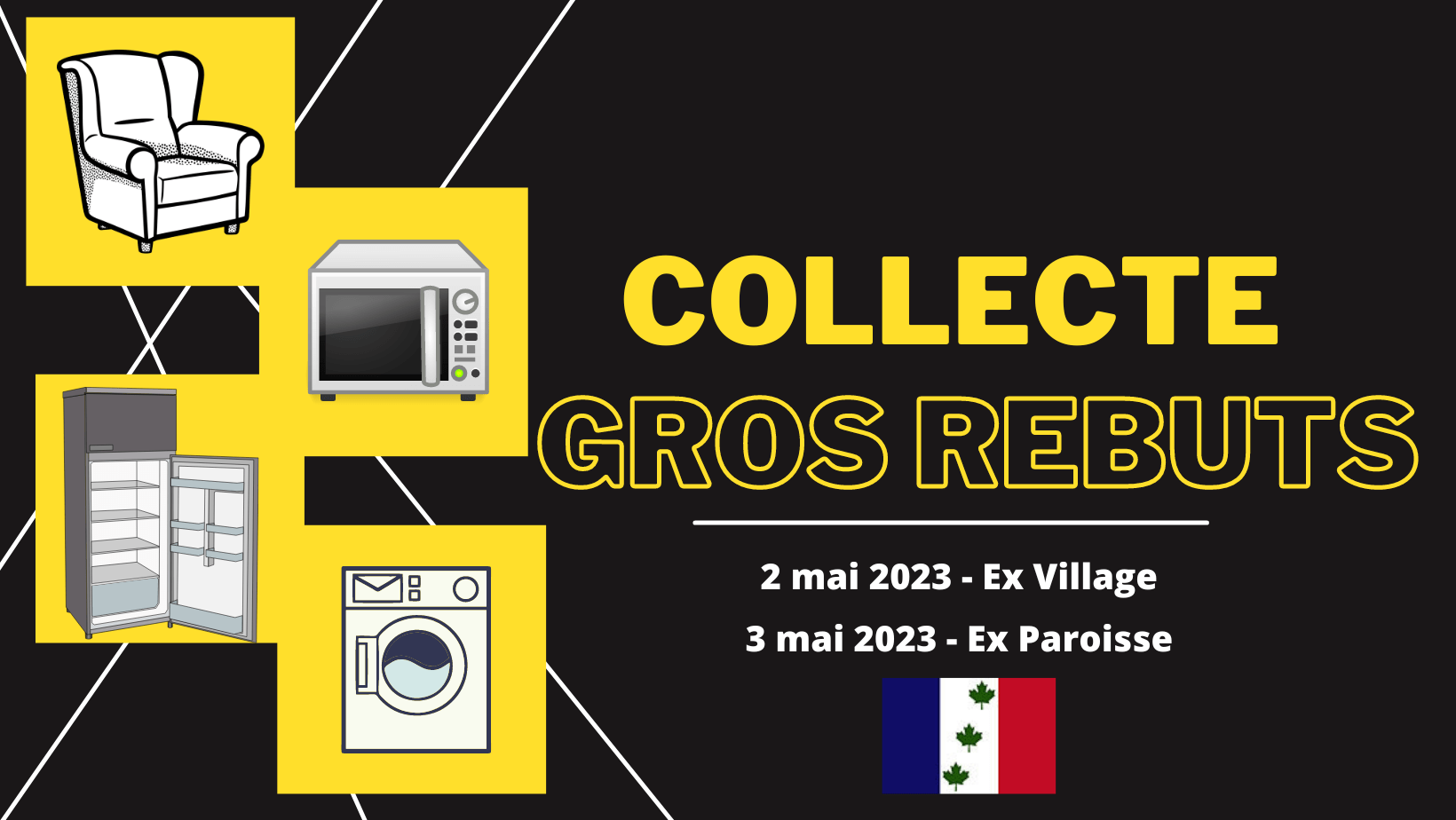 Collecte des gros rebuts Municipalité de SaintÉphremdeBeauce