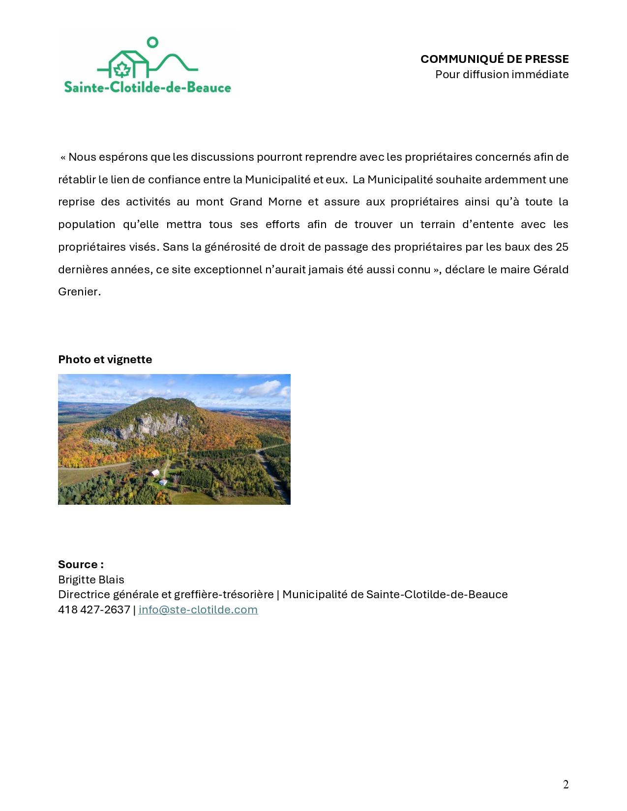 SainteClotildedeBeauce Municipalité de SainteClotidledeBeauce