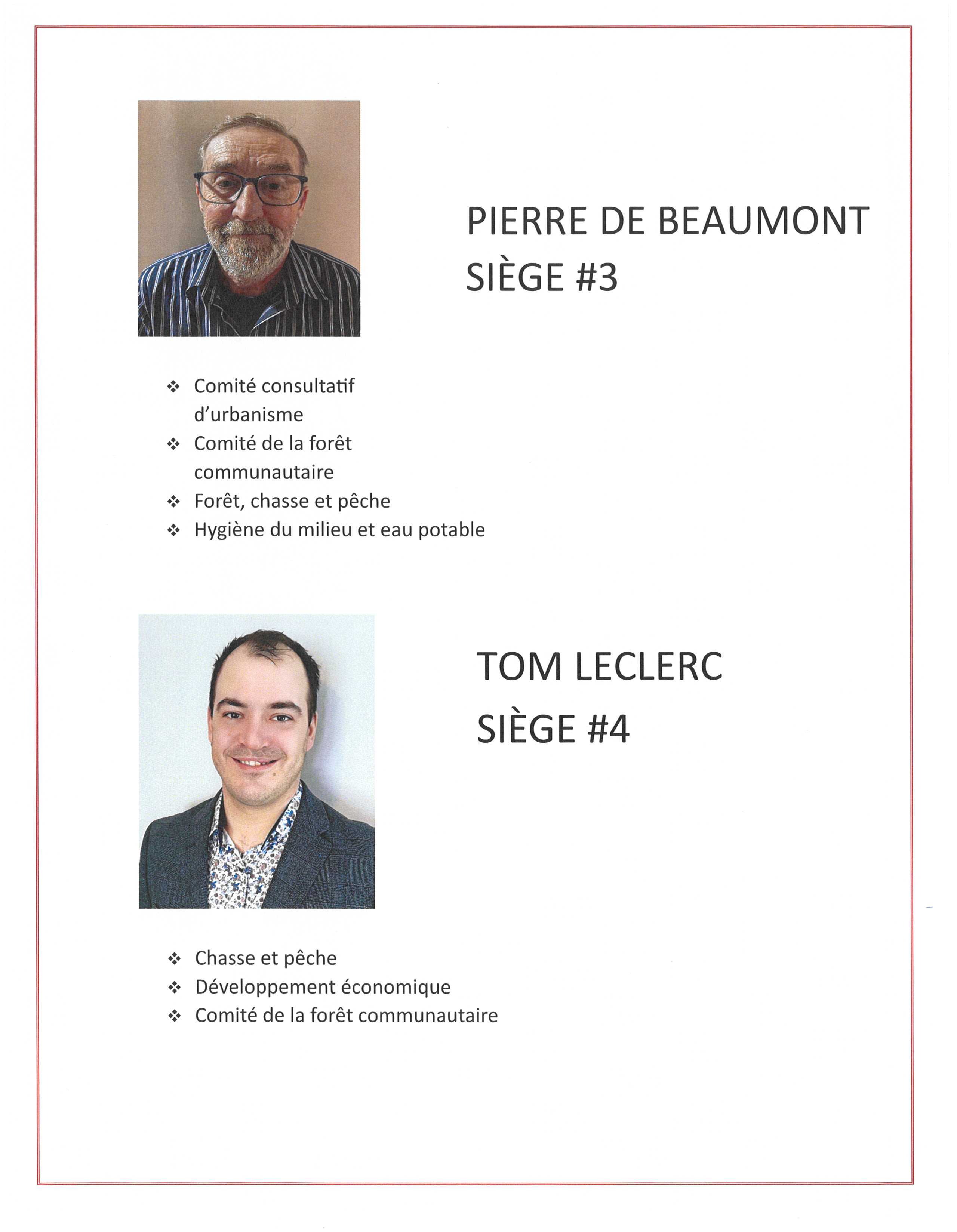 Le conseil Municipalité de SaintCamilledeLellis