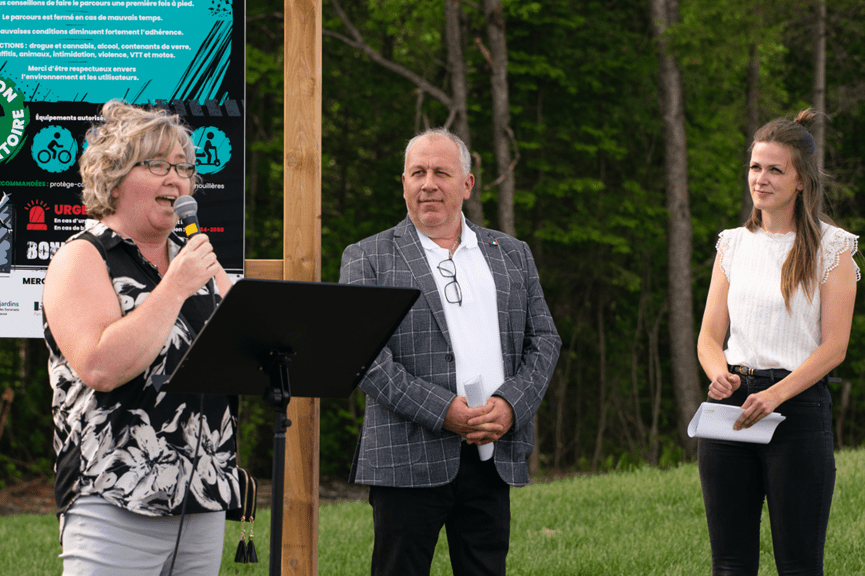 Inauguration Pumptrack Desjardins Municipalité de SaintÉphremdeBeauce