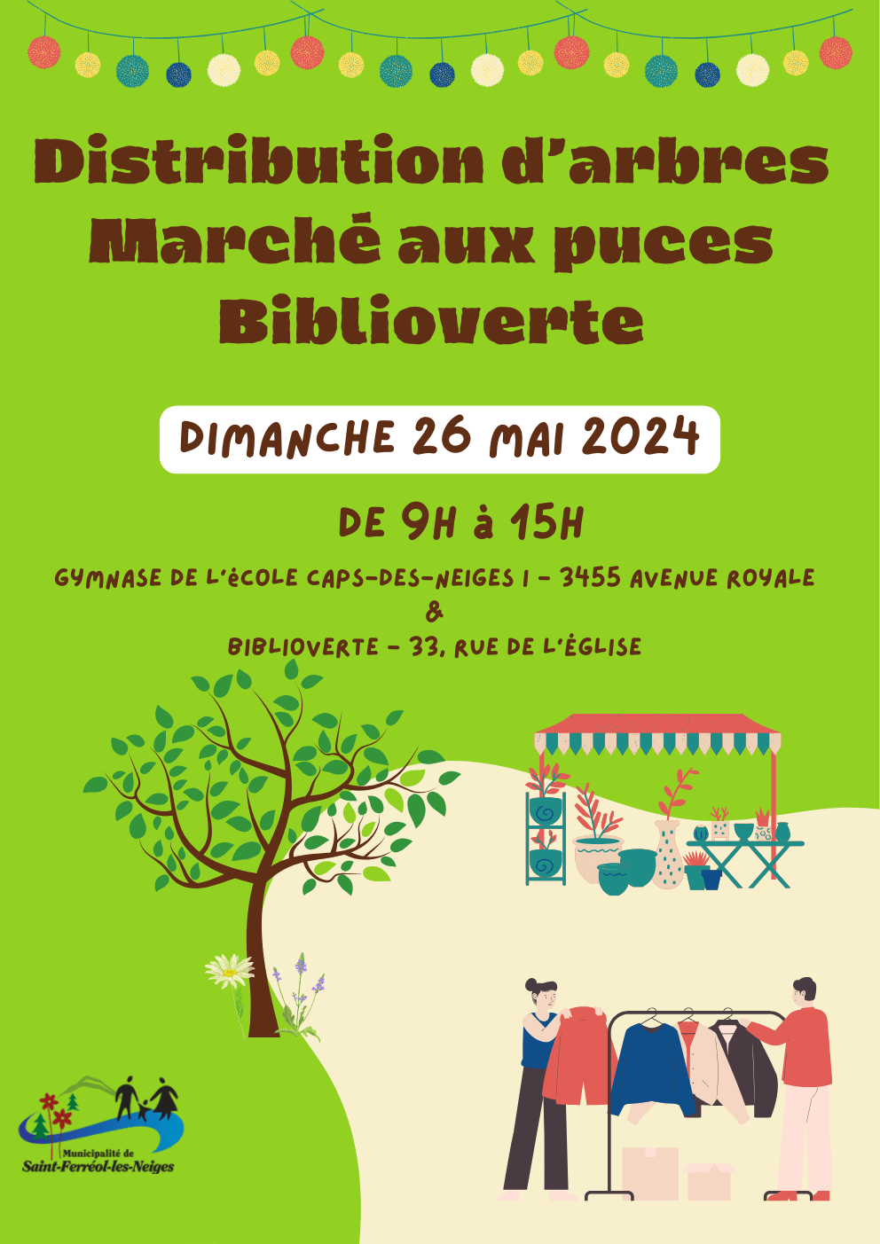 Vente de garage et marché aux puces SaintFerréollesNeiges