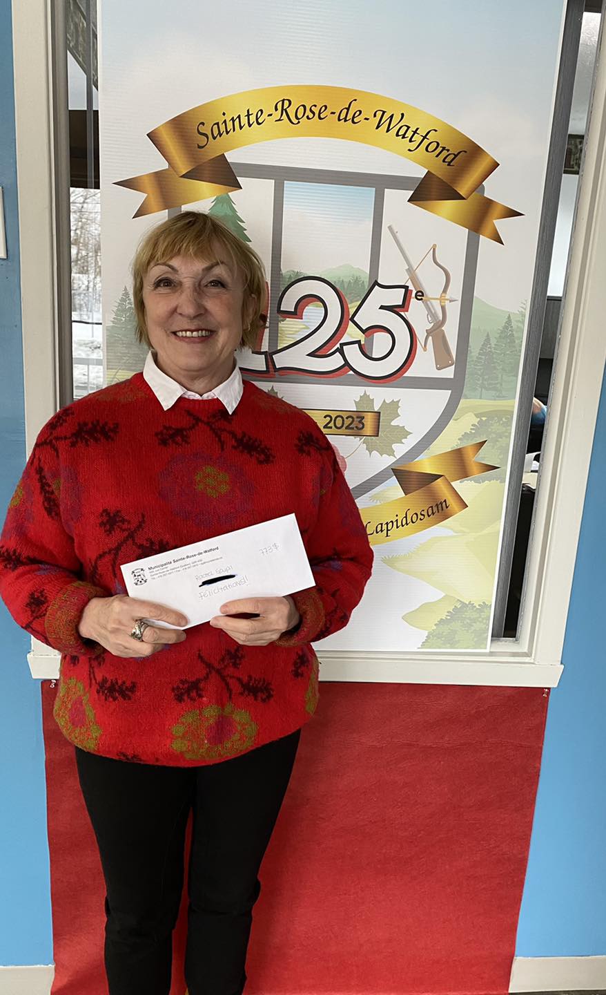 Tirage du 125e Municipalité de SainteRosedeWatford