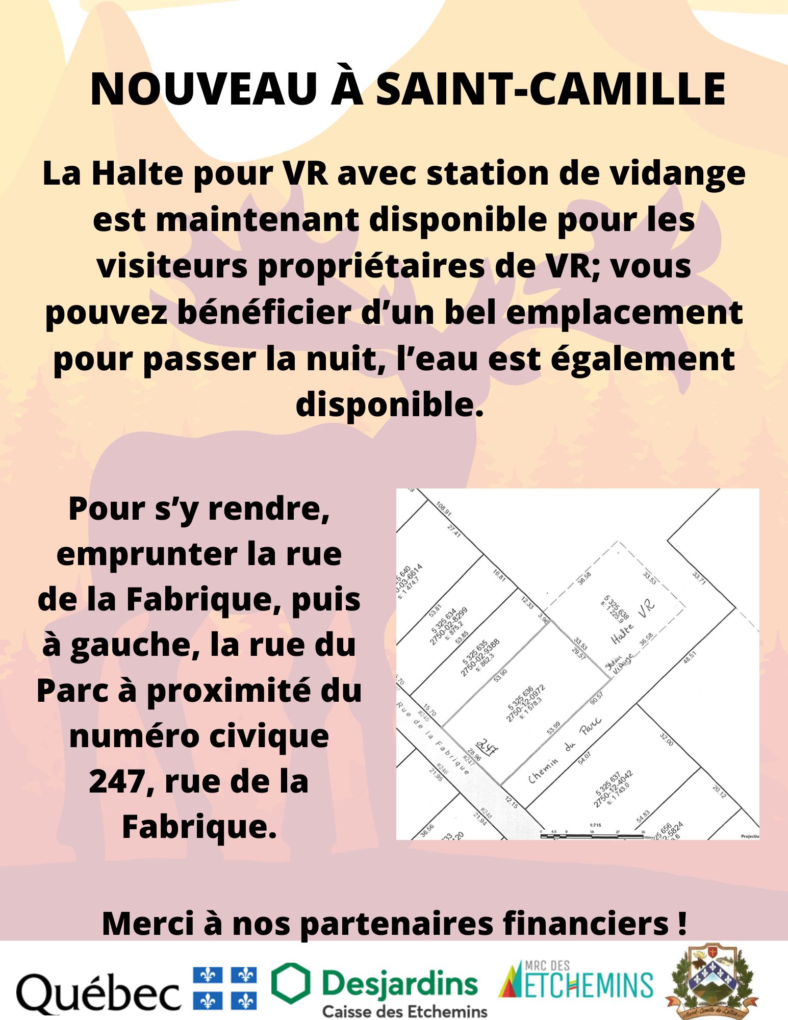 Halte pour véhicule récréatif Municipalité de SaintCamilledeLellis