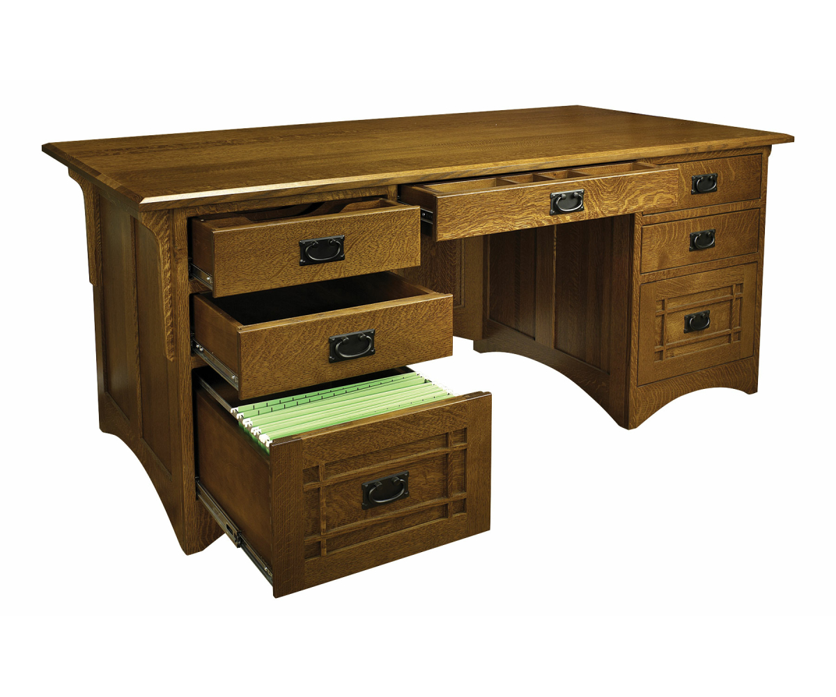 Lincoln Executive Desk Custom Woodcraft