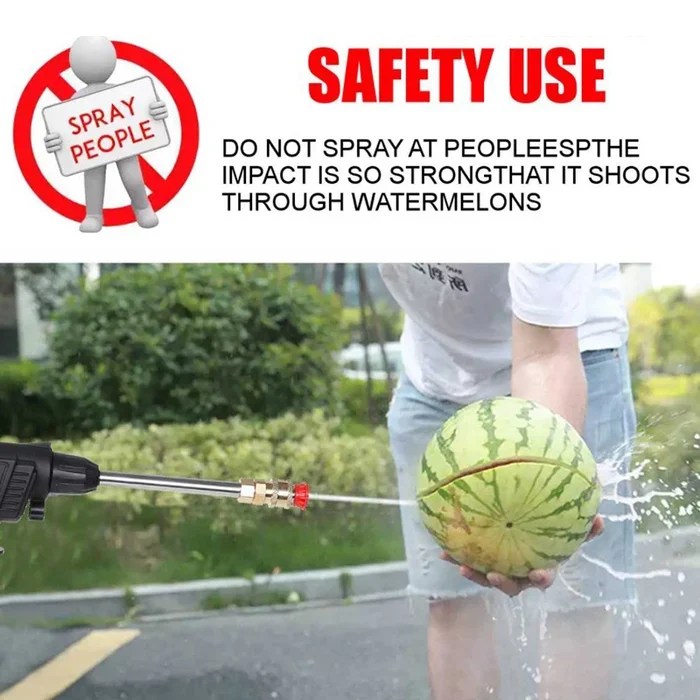 Cordless Portable High Pressure Spray Water Gun Made in Germany®