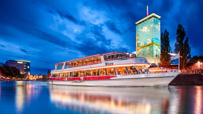 Wien 3,5stündige große Flussrundfahrt auf der Donau Wien