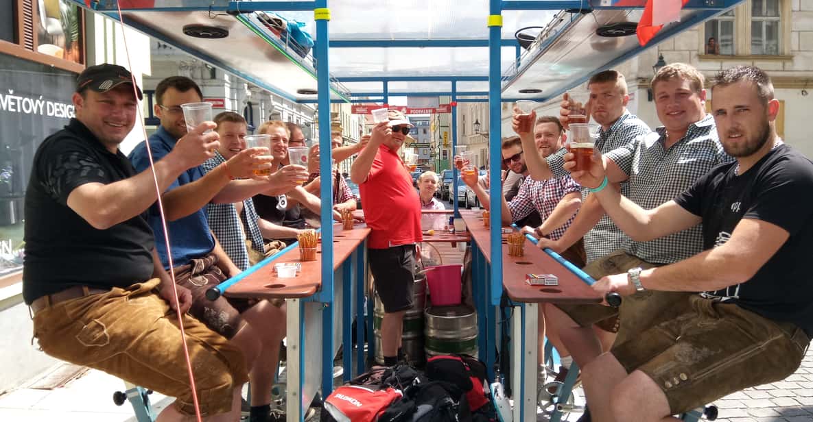 Pilsen 1.5Hour Beer Bike with Unlimited Beer GetYourGuide