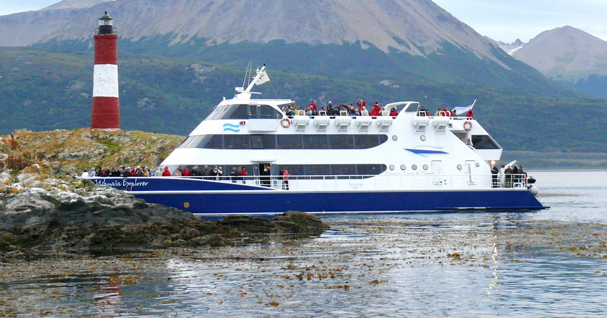 Sail Beagle Channel and Les Eclaireurs Lighthouse Ushuaia, Argentina