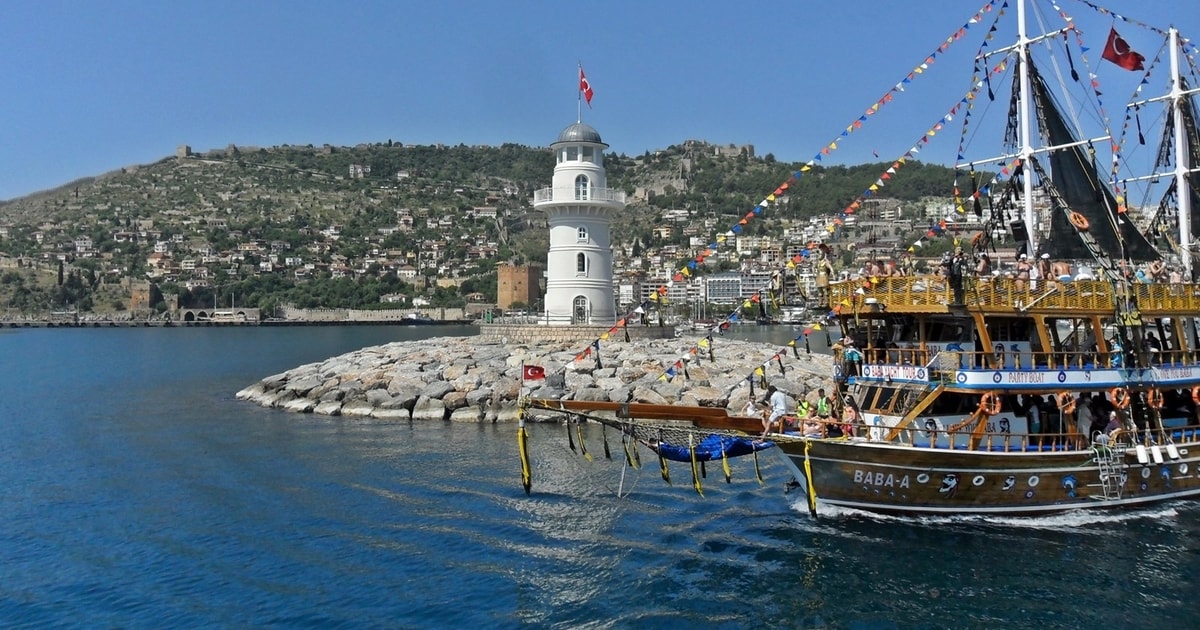 Alanya Bootstour mit Sonnenbaden, Schwimmen & Schnorcheln GetYourGuide
