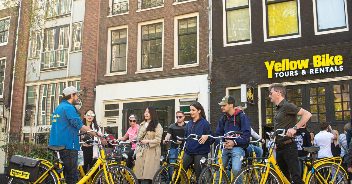 Amsterdam 2Hour City Highlights Guided Bike Tour GetYourGuide