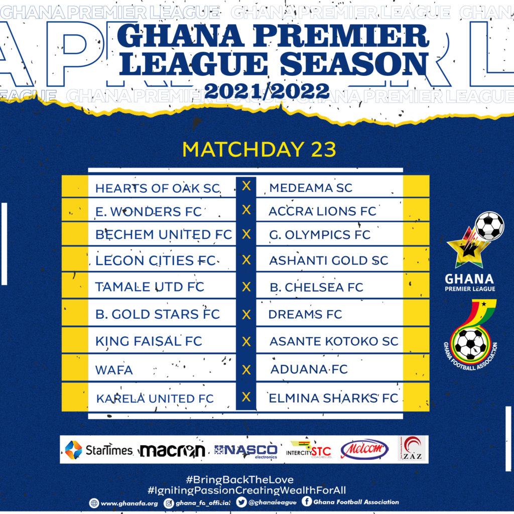 Fixtures for 2021/22 Ghana Premier League released Ghana Football