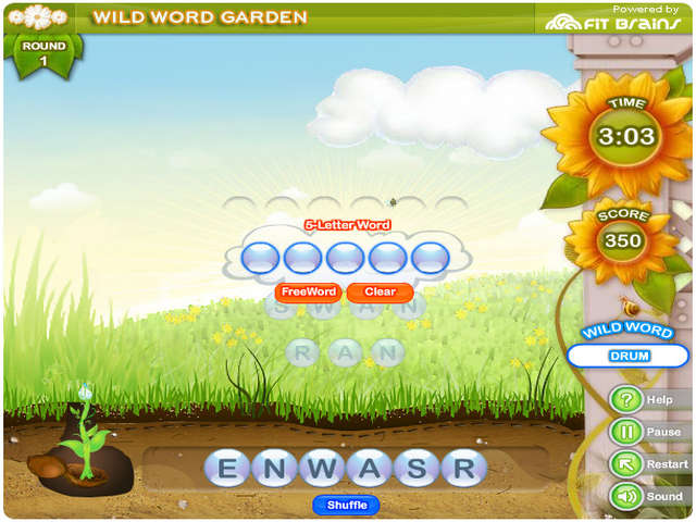 Wild Word Garden Online Free Game GameHouse