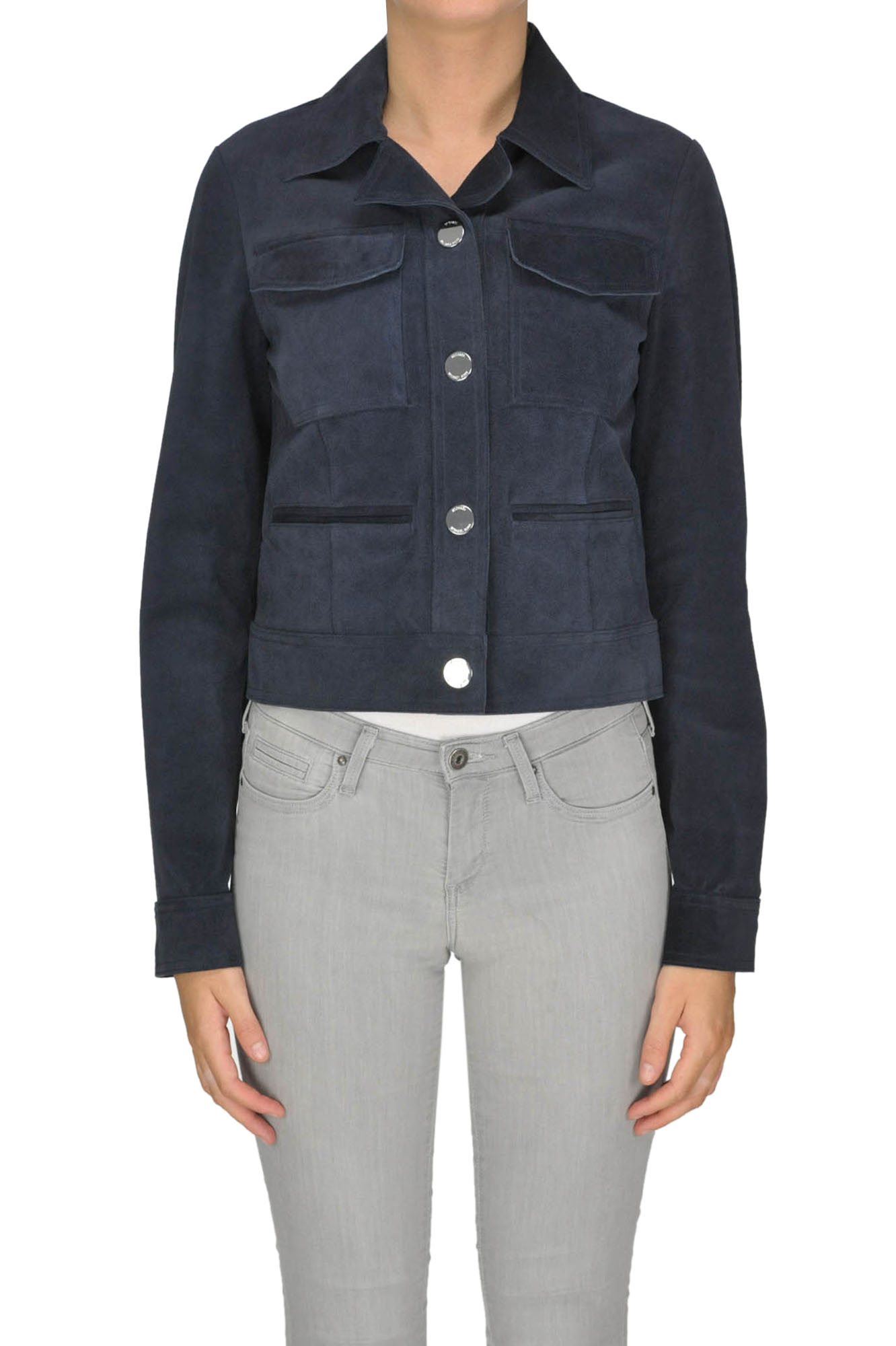 Michael Michael Kors Giubbotto in pelle scamosciata