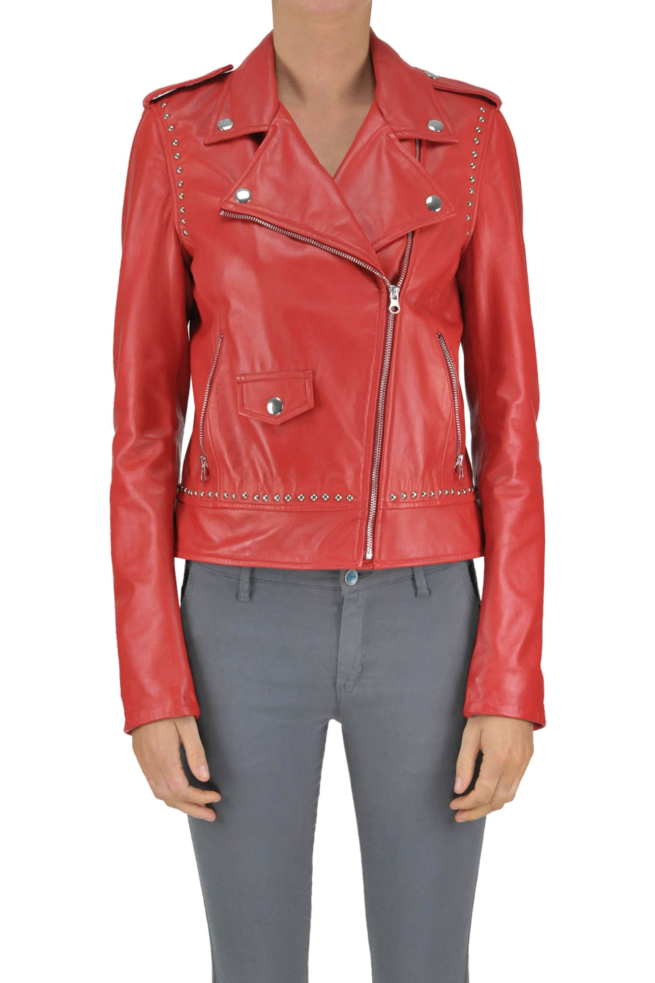 Pinko Giubbotto biker in pelle Acquista ora online