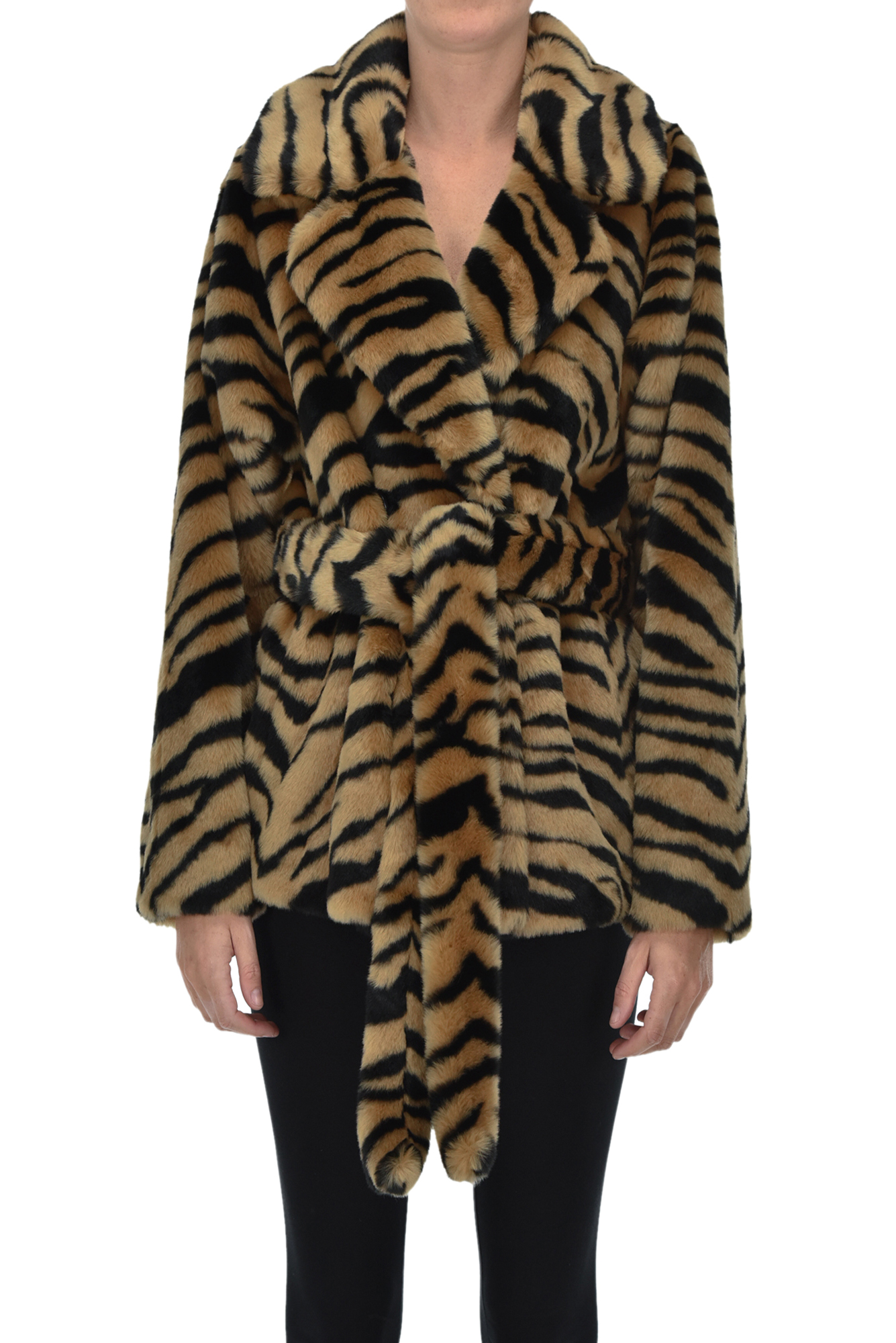 Stand Studio Tiffany Ecofur Jacket In Light Brown ModeSens