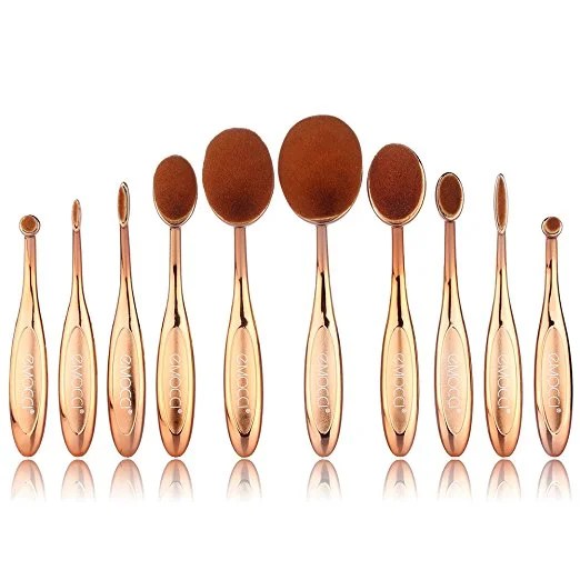 Best Oval Makeup Brush Set Reviews [ 2024] GlamGoss