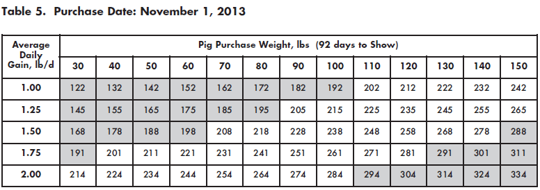 Guide to Determine What Weight Show Pig to Buy | The Pig Site