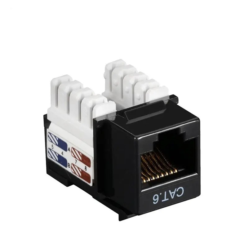 UTP 8P8C Cat5e Cat6 keystone jack RJ45 jack acoplador modular