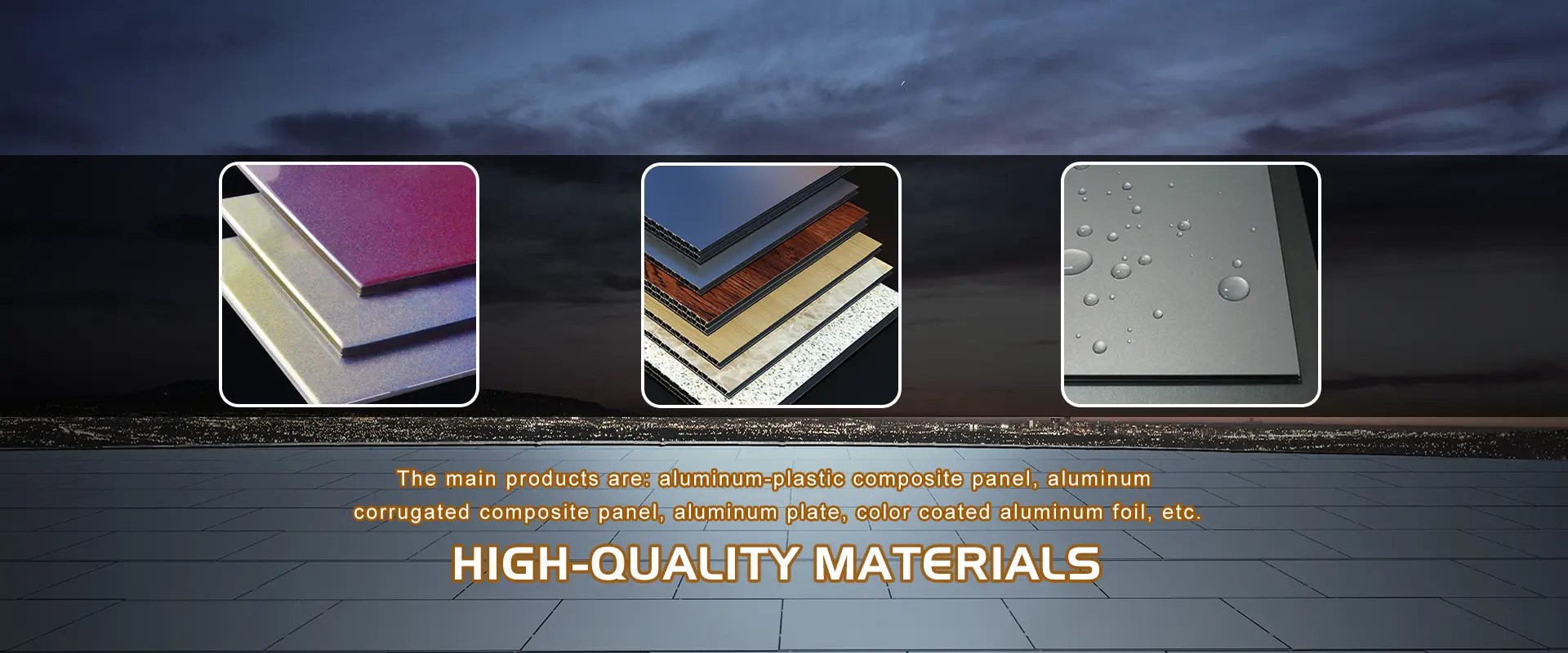 Aluminum Solid Panel, Aluminum Composite, Corrugated Composite Plate