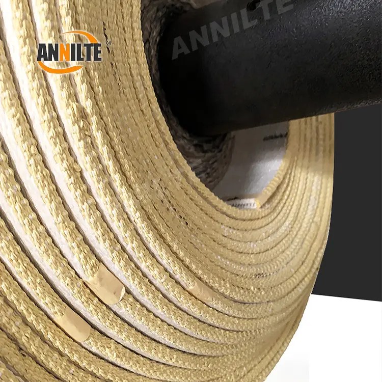 China Annilte Heat Resistant Edge Protection Double Facer Conveyor Belt
