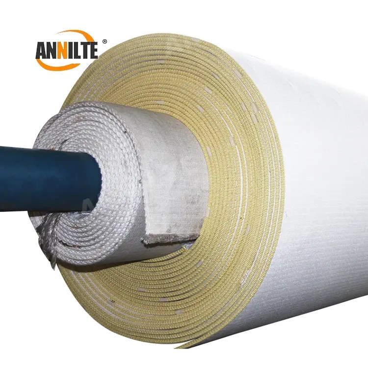 China Annilte Heat Resistant Edge Protection Double Facer Conveyor Belt