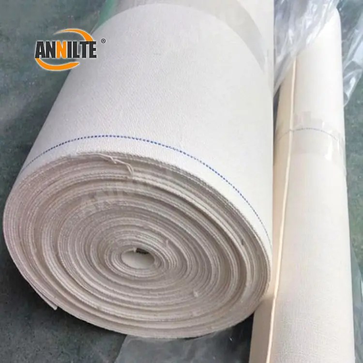 China Annilte Heat Resistant Edge Protection Double Facer Conveyor Belt