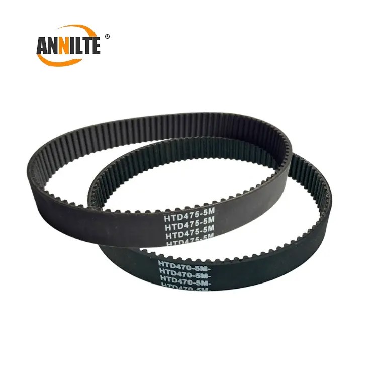 China Annilte rubber timing belts HTD 5m 8m timing belts with rubber