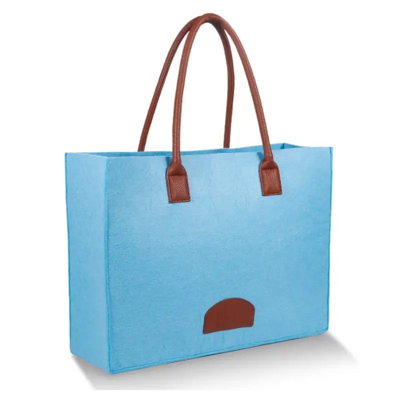 China Eco Shopping Bags Large Made by Felt Fabric Produce Bags factory