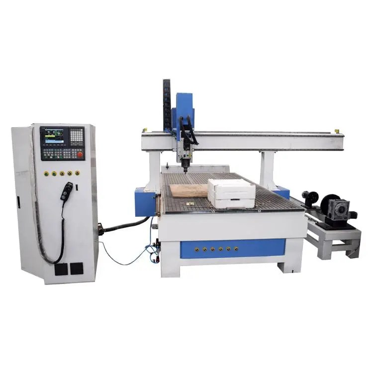 China China New 300mm Rotary 4 Axis Atc Wooden Carving Machine for