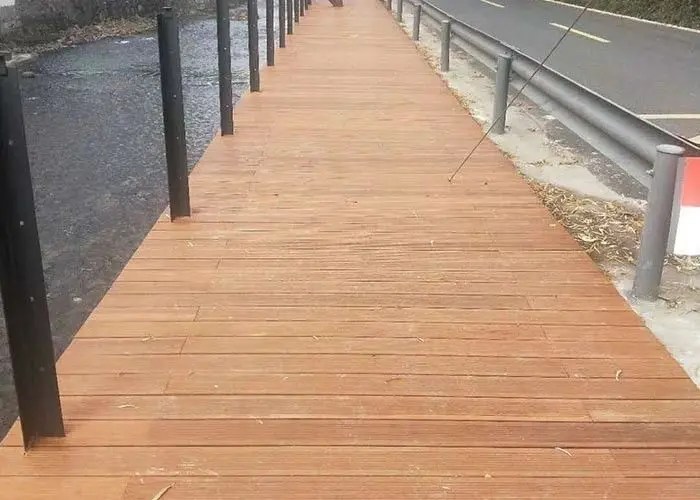 Best Customized Waterproof Bamboo Deck Tiles 18mm Thickness 100