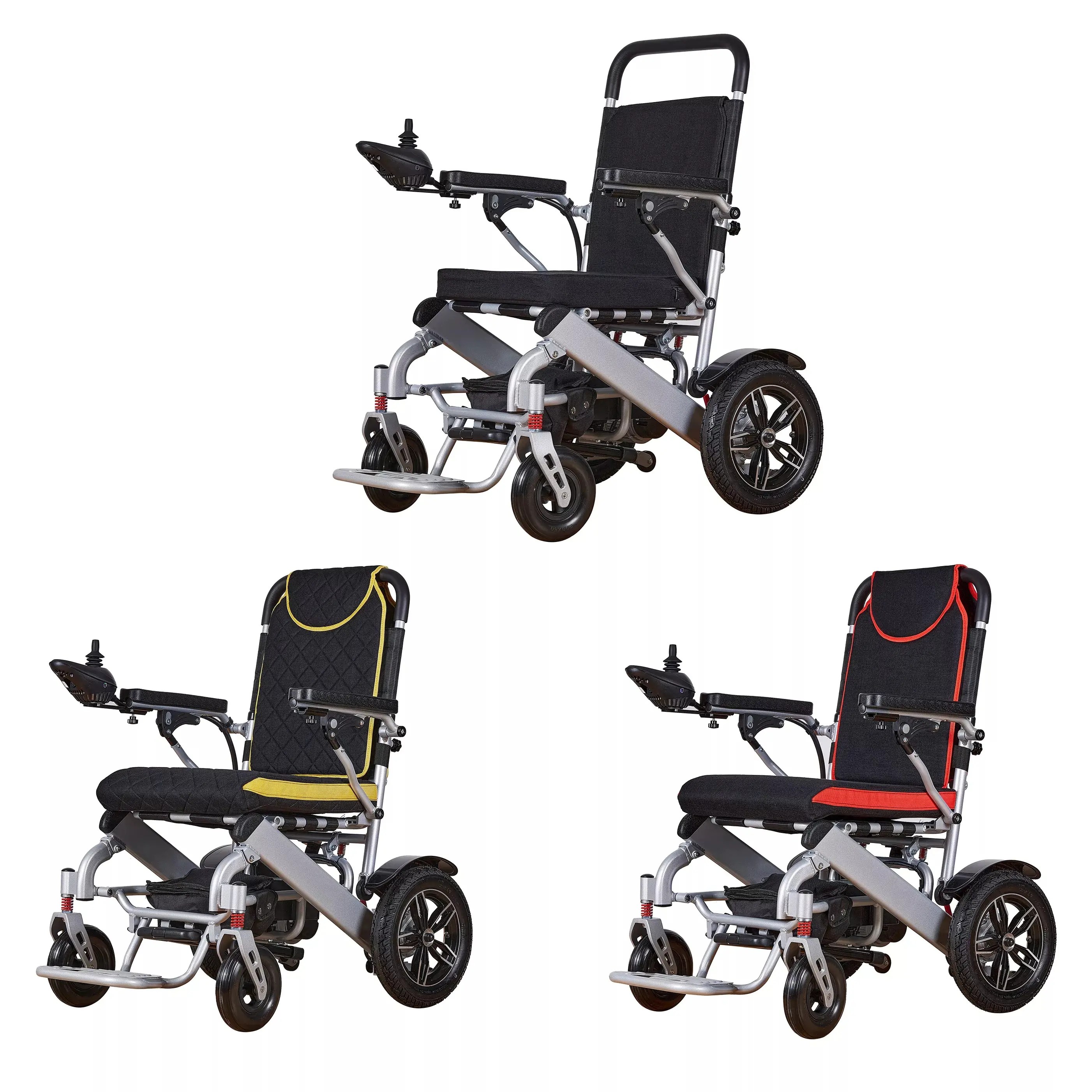 Wholesale Foldable Lightweight Electric Wheelchair Compact Folding