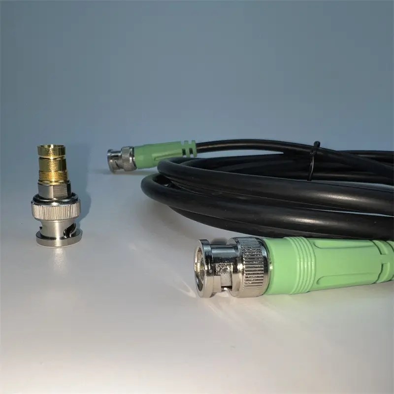 China High Precision RF Coaxial Connector with coax cable Manufacturer