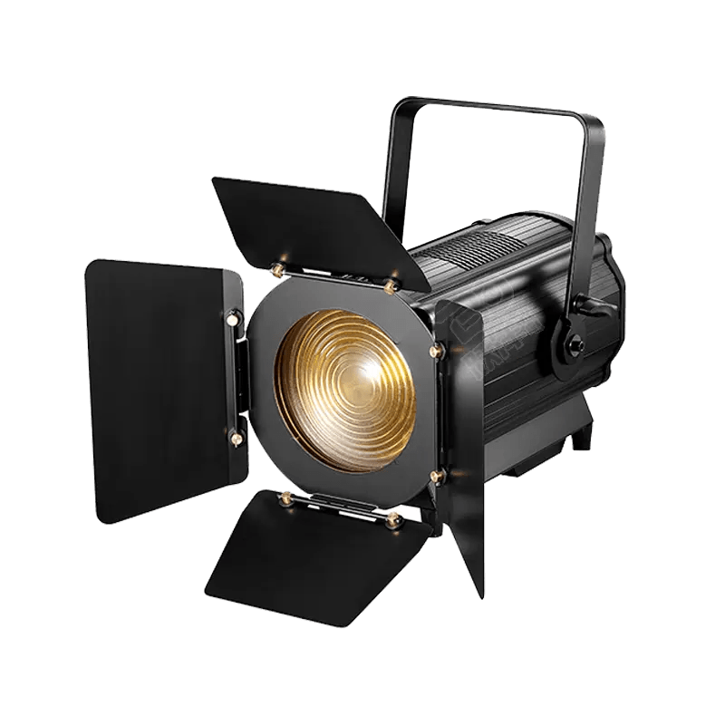 China Stage theater church 200w manual zoom led fresnel light projector