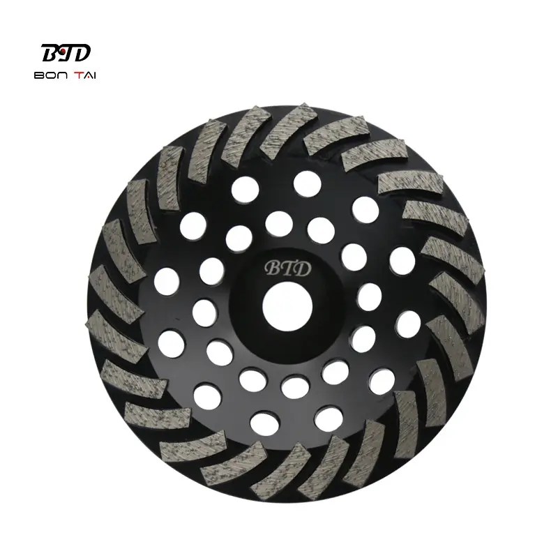 China 7 Inch 24Seg.Turbo Abrasive Wheels Diamond Grinding Cup Wheel for