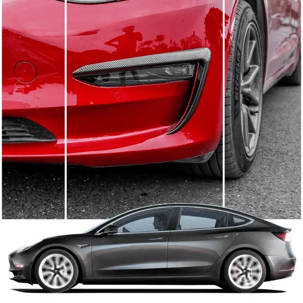 China High definition Best Tesla Model 3 Floor Mats Front Canards For