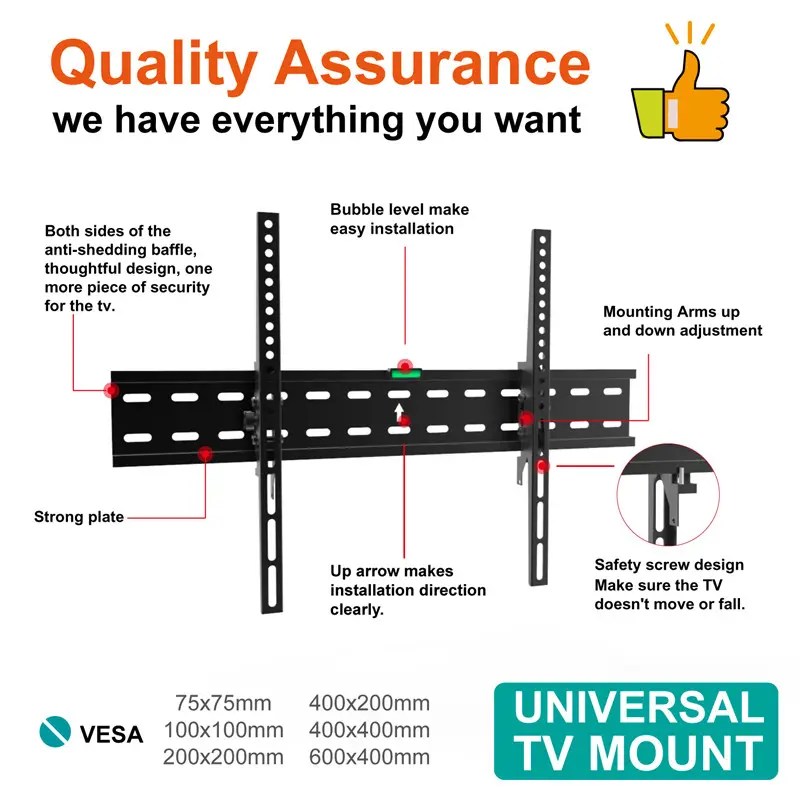 Wholesale Wholesale High Quality 75 Inch Wall Mount Manufacturer and Factory CHARMTECH